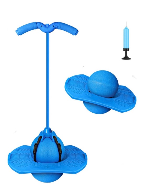 None Other - Kids Blue Pogo Sports Jumping Ball